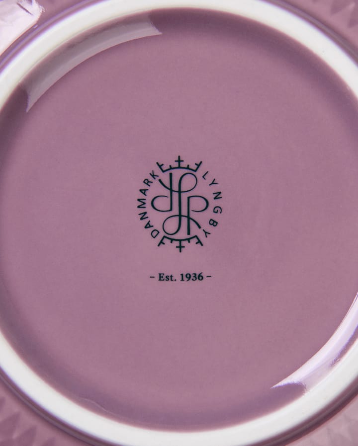 Rhombe bowl Ø15.5 cm, Purple Lyngby Porcelæn