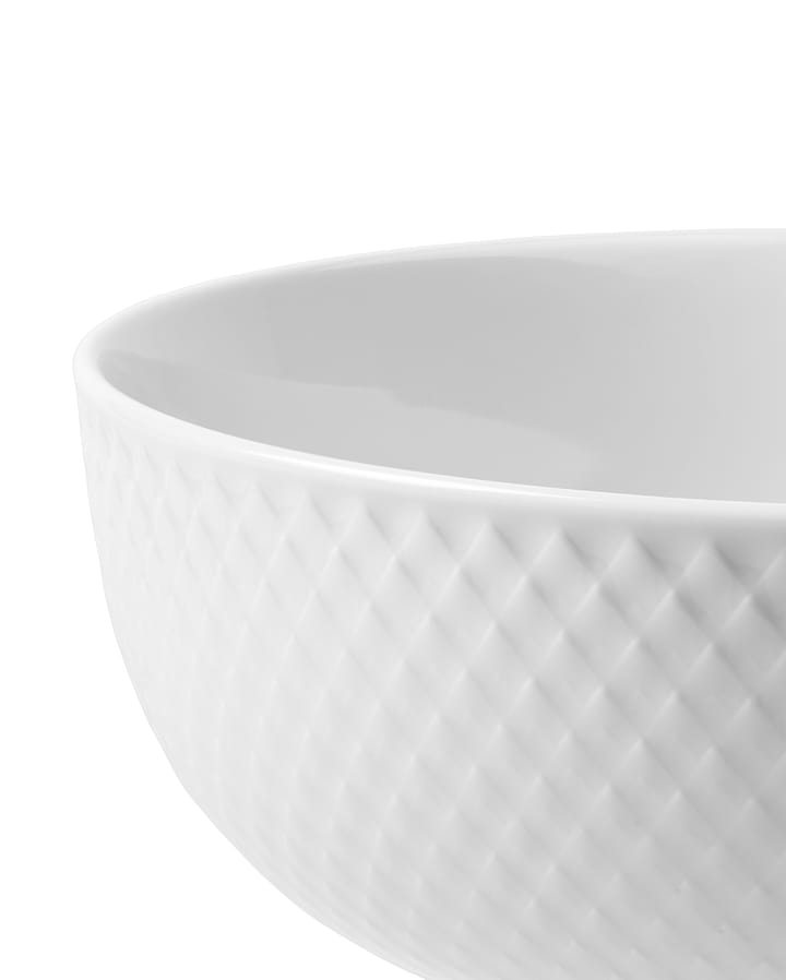 Rhombe bowl Ø15.5 cm, White Lyngby Porcelæn