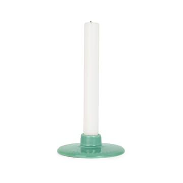 Rhombe candle holder 3 cm - Green - Lyngby Porcelæn