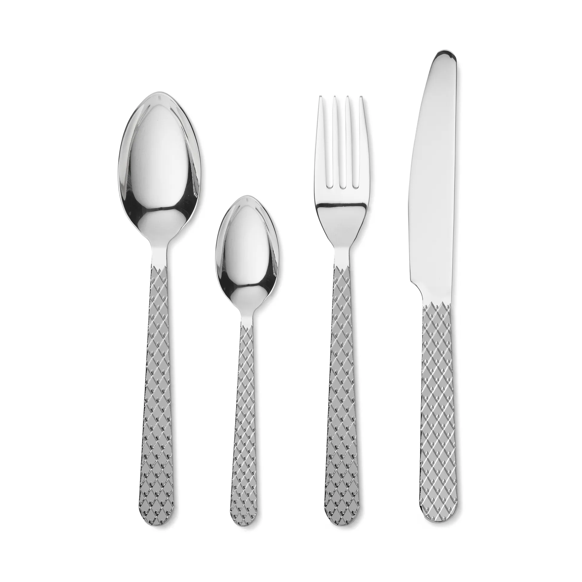 Rhombe cutlery set, 16 pieces Lyngby Porcelæn