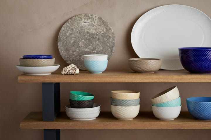 Rhombe Earth Bowl Ø15.5 cm, Clay Lyngby Porcelæn