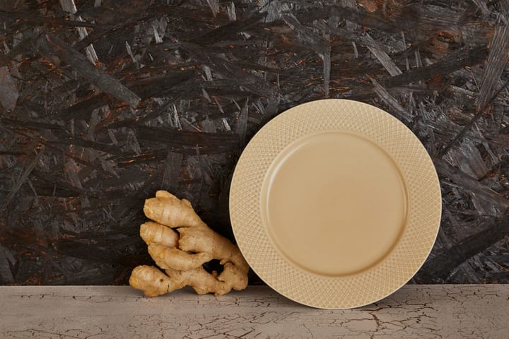 Rhombe Earth dinner plate Ø27 cm, Marble Lyngby Porcelæn
