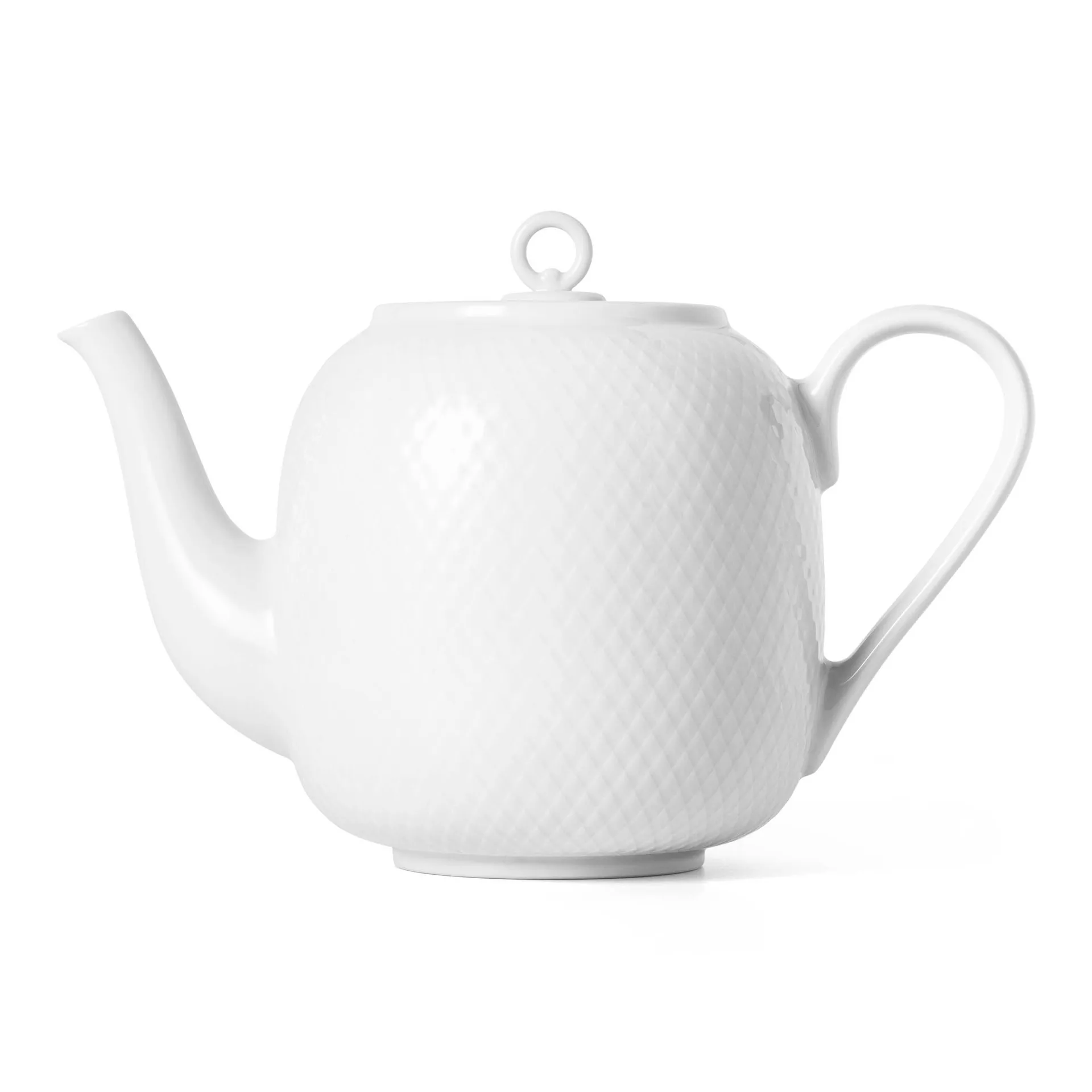Rhombe teapot 1.9 L, white Lyngby Porcelæn
