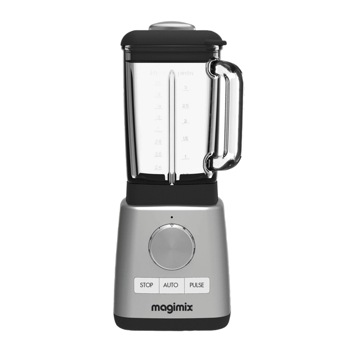 Power blender with glass jug 1.8 l, Matte steel Magimix