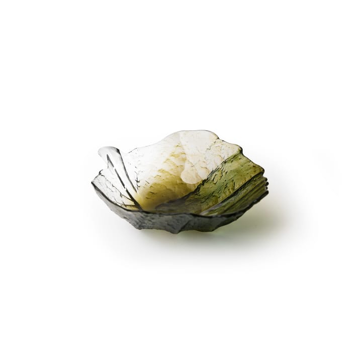 Folia bowl small, Forest green Målerås Glasbruk