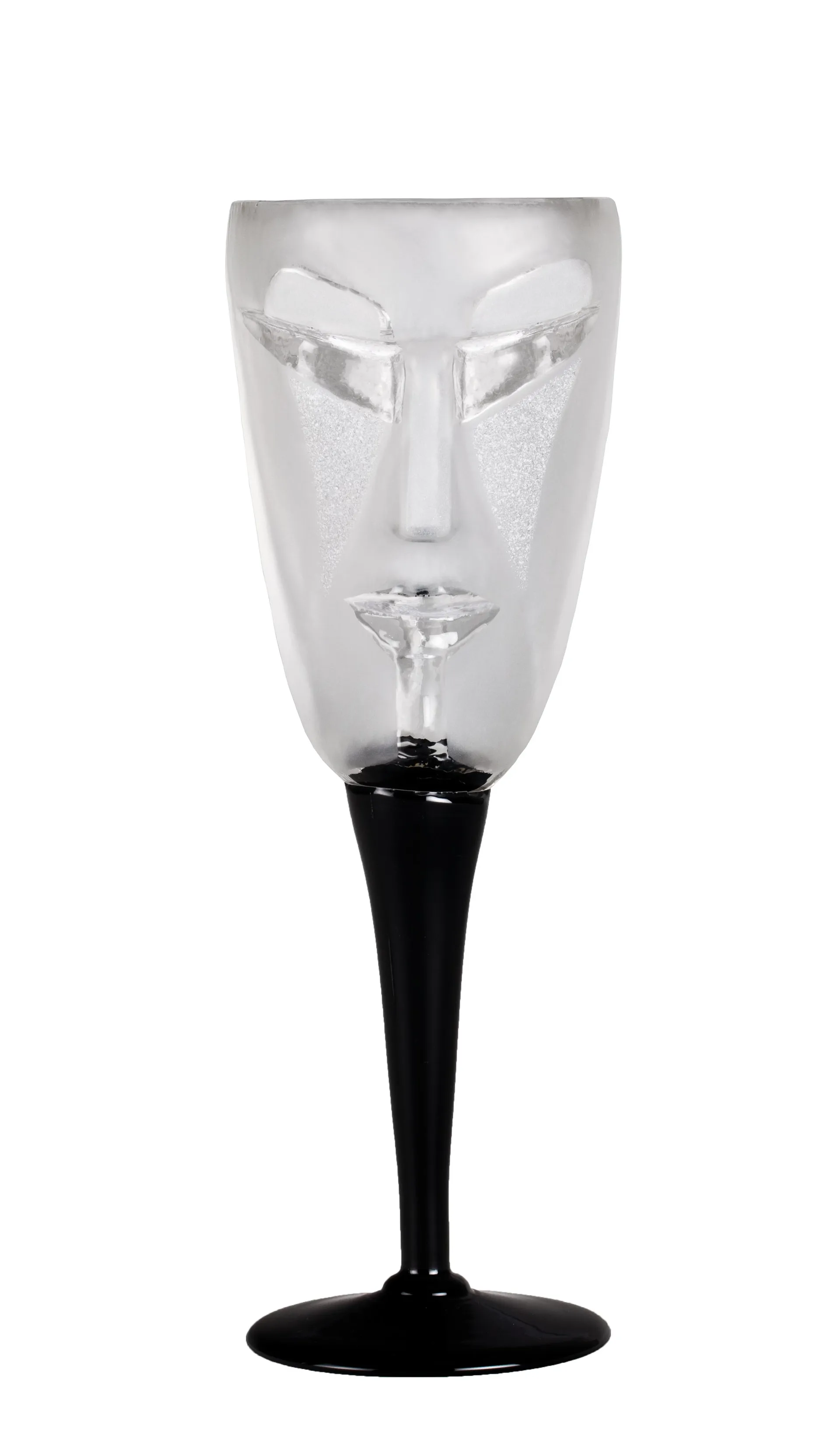 Kubik wine glass, clear Målerås Glasbruk