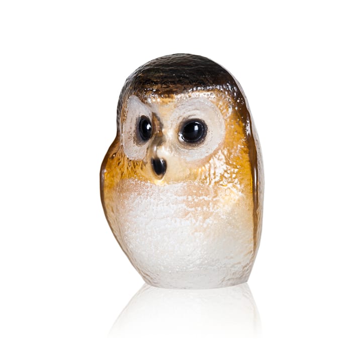 Safari Owl glass sculpture, Small Målerås Glasbruk