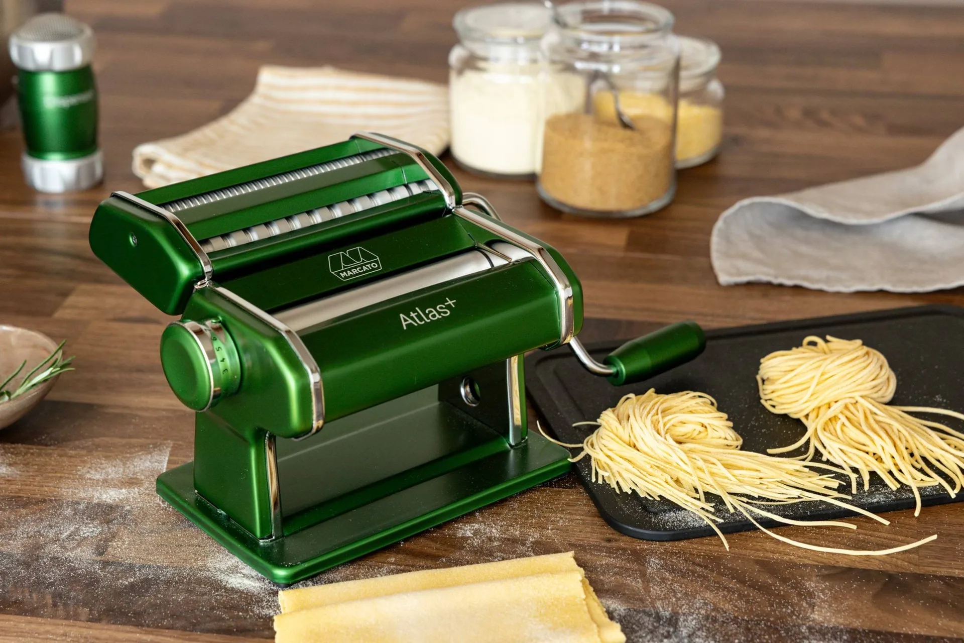 Marcato Atlas 150+ pasta machine, Green Marcato