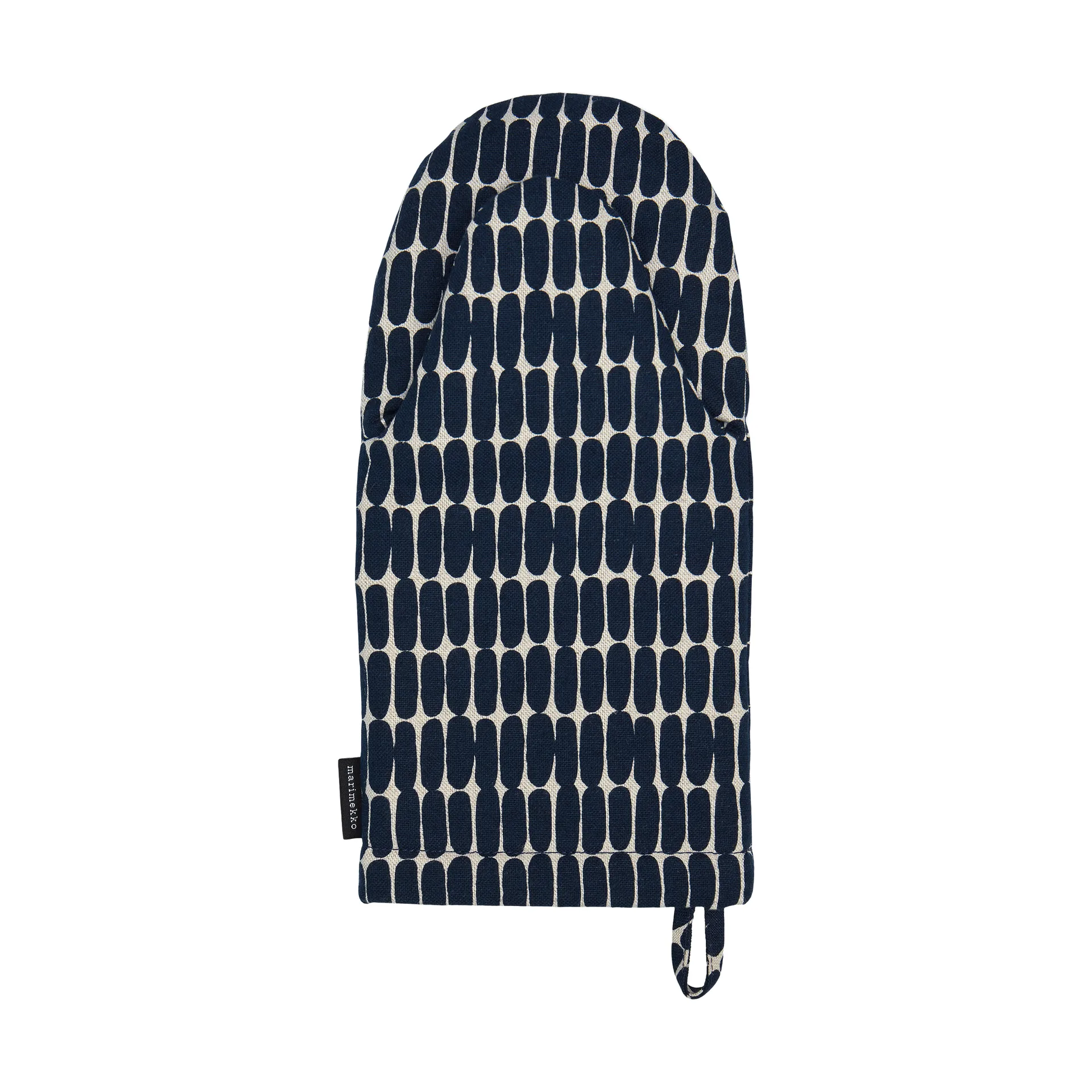 Alku oven glove, Cotton-dark blue Marimekko