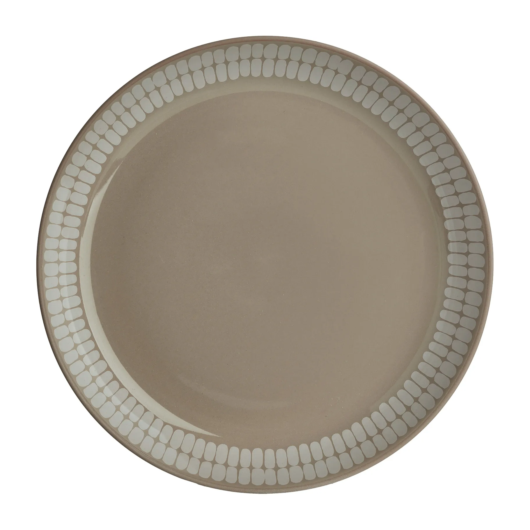 Alku plate Ø 20.5 cm, terra-white Marimekko