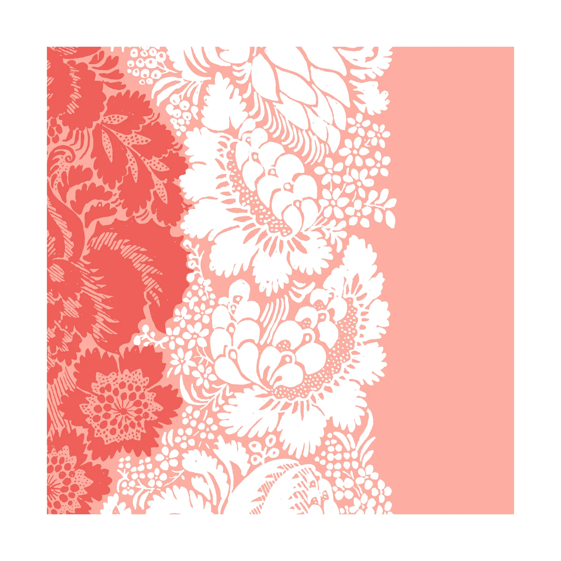 Ananas napkin 33x33 cm 20-pack, Raspberry Marimekko