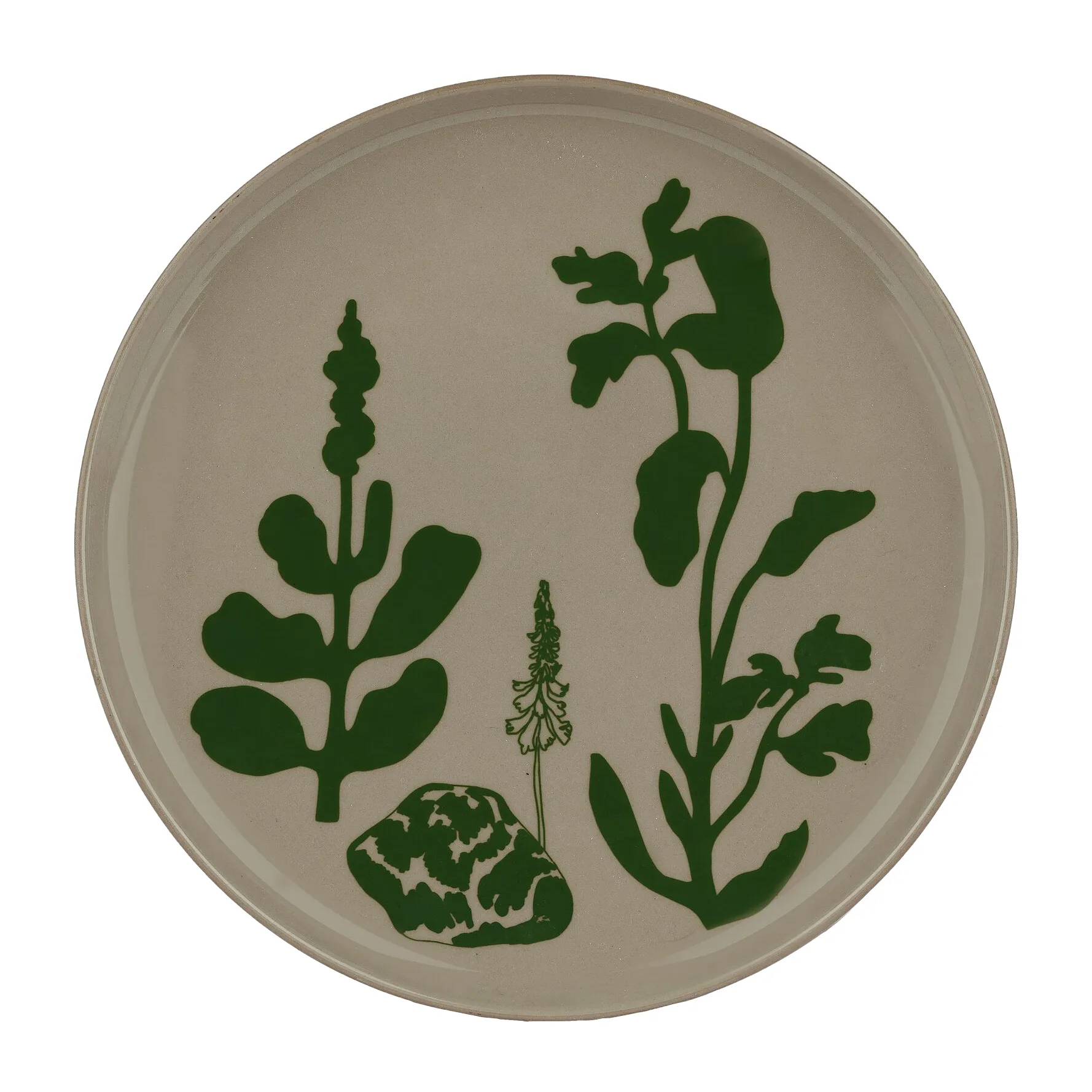 Elokuun Varjot plate Ø20 cm, Terra-green Marimekko