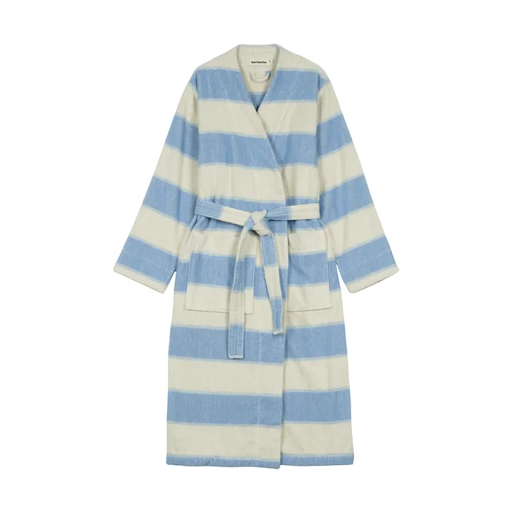 Galleria bathrobe - Light blue, melon, M - Marimekko