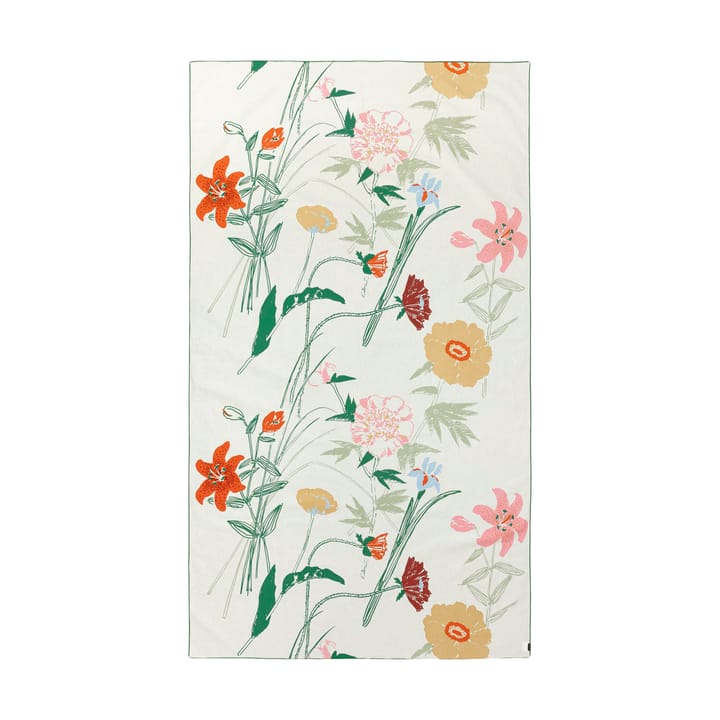 Garden party tablecloth 145x250 cm - White-green-orange-beige - Marimekko
