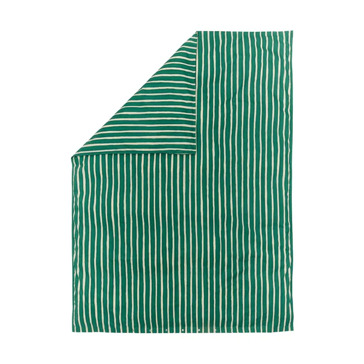 Iso Piccolo duvet cover - Off white-emerald - Marimekko