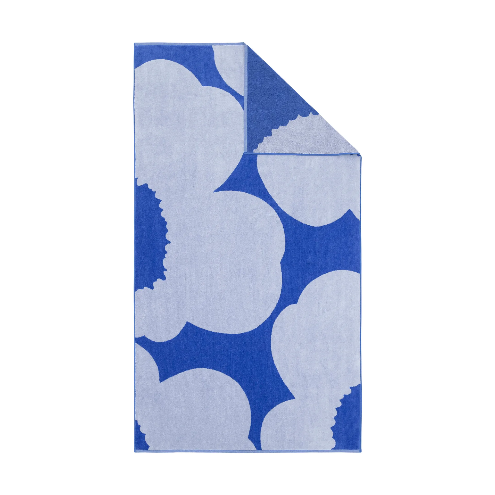 Iso Unikko bath towel, Blue-blue lilac, 100x180 cm Marimekko