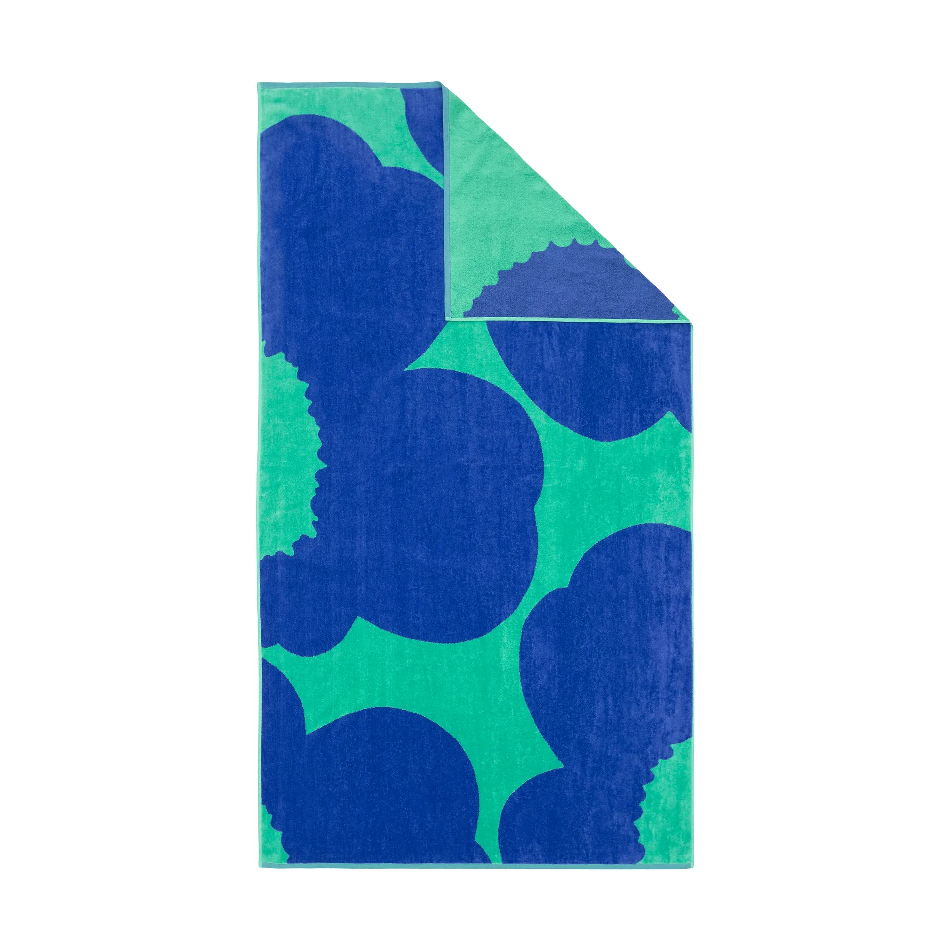 Iso Unikko bath towel, Teal-blue, 100x180 cm Marimekko