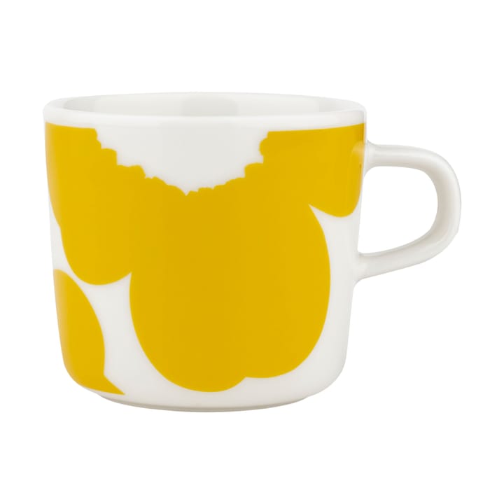 Iso Unikko coffee cup 20 cl - White-spring yellow - Marimekko