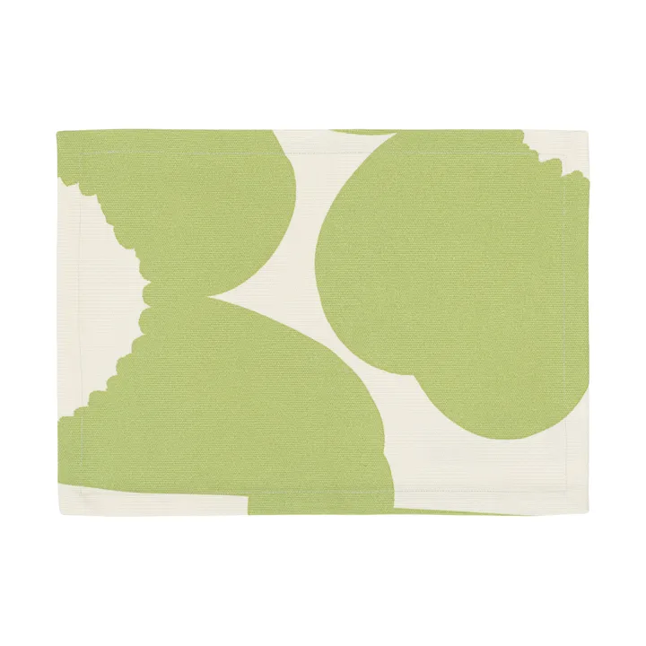 Iso Unikko fabric placemat - Off white-pear - Marimekko