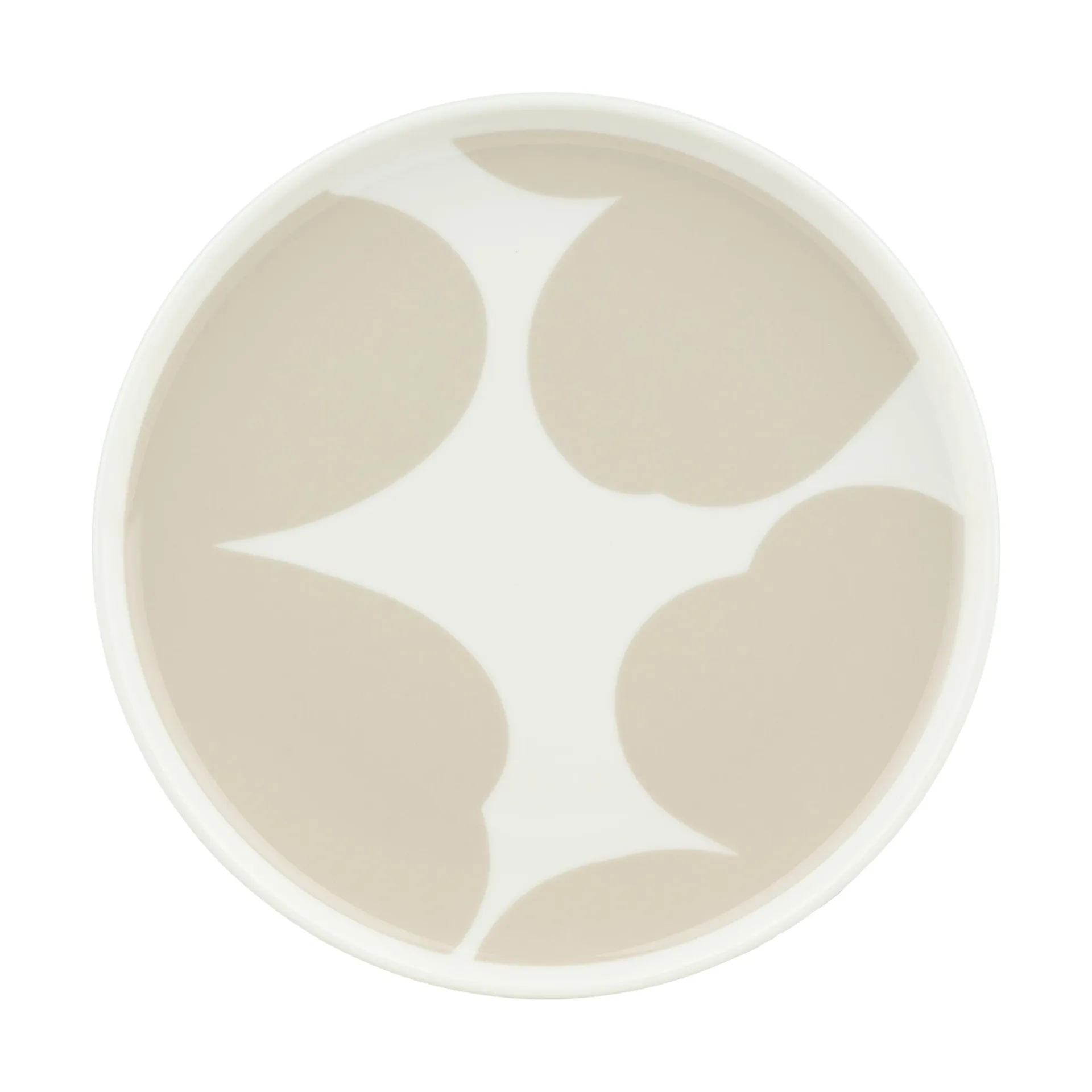 Iso Unikko side plate Ø20 cm, White-straw Marimekko
