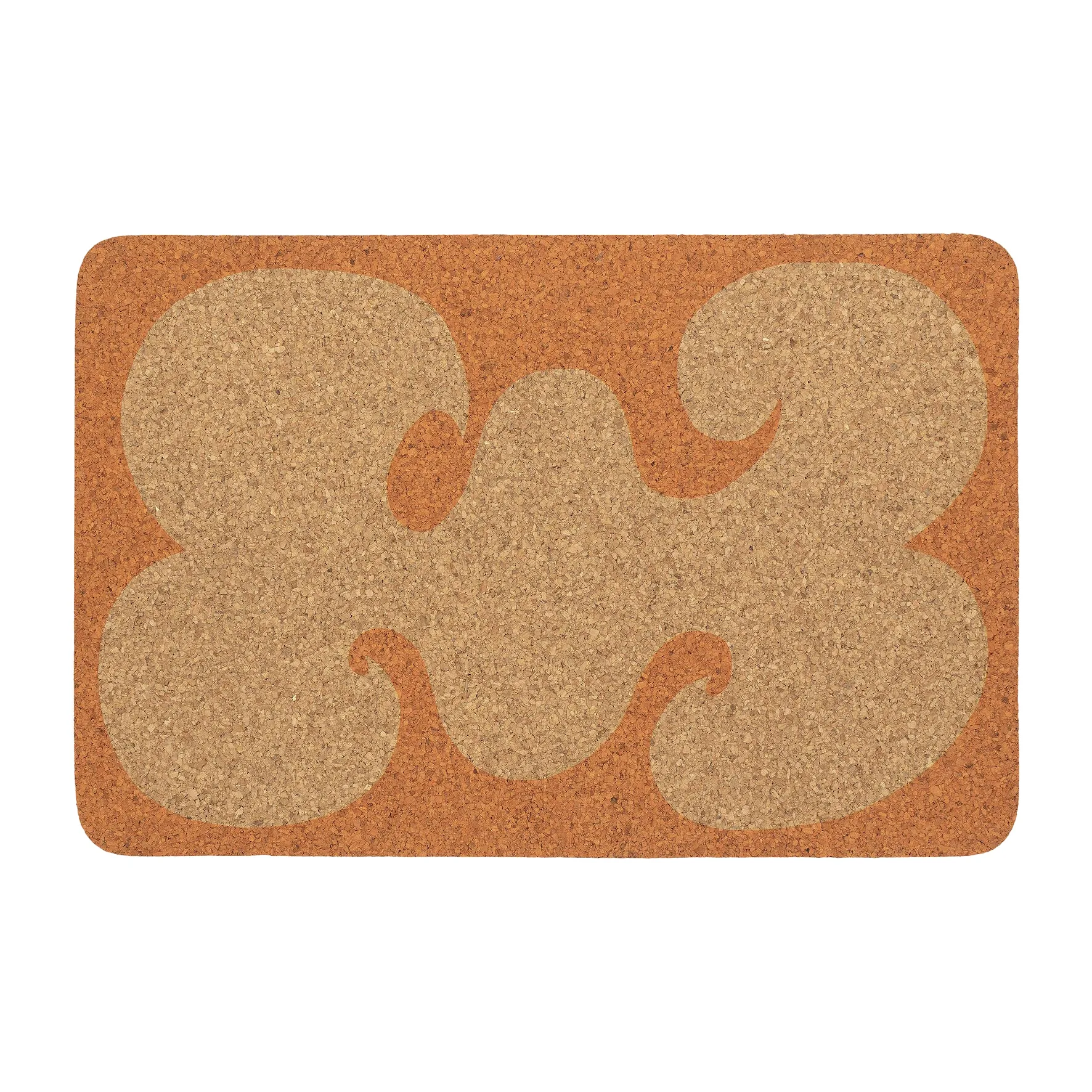 Jokeri placemat 28.5x43.5 cm, Cork-orange Marimekko