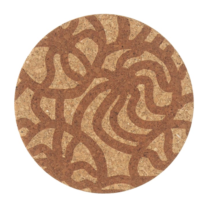Joonas lid kork Ø13 cm, Brown Marimekko