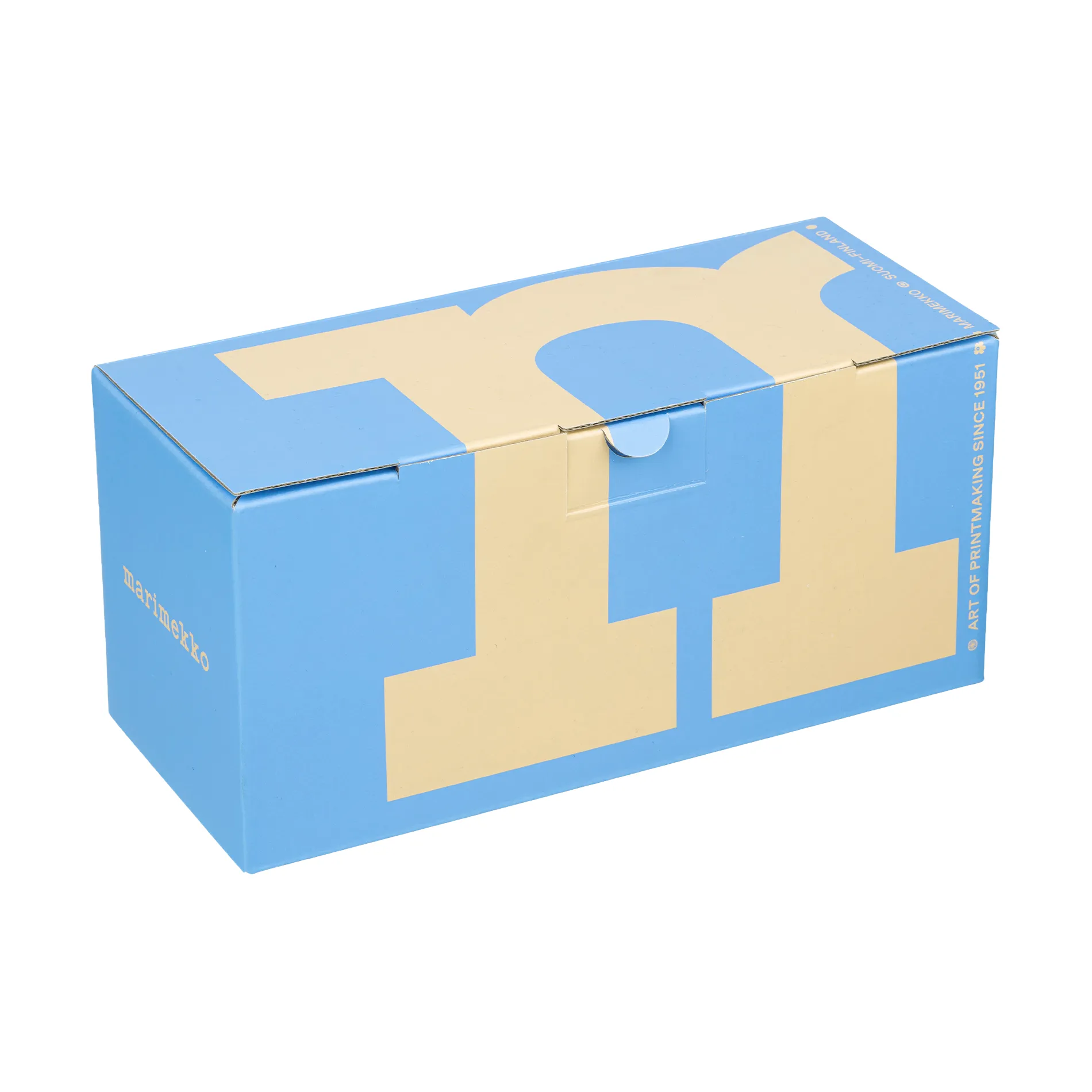 Juhla Unikko mug 25 cl 2-pack, White-light blue-sand-orange red Marimekko