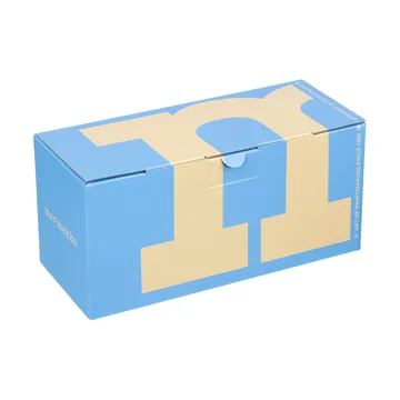 Juhla Unikko mug 25 cl 2-pack - White-light blue-sand-orange red - Marimekko