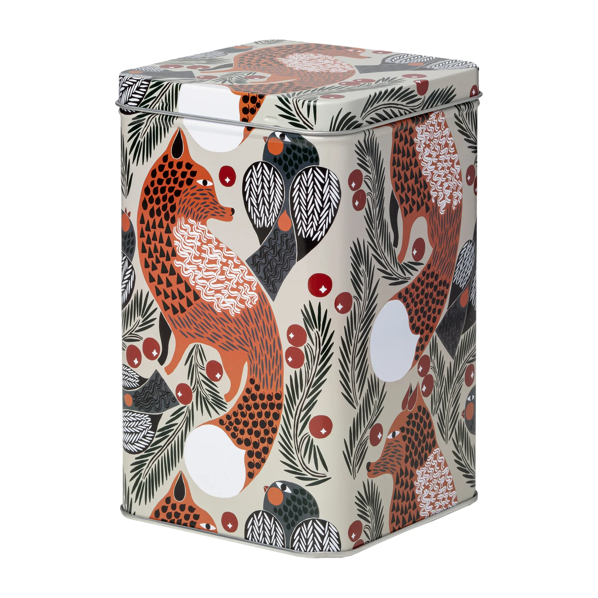 Ketunmarja jar 17,5 cm, Beige-brown Marimekko