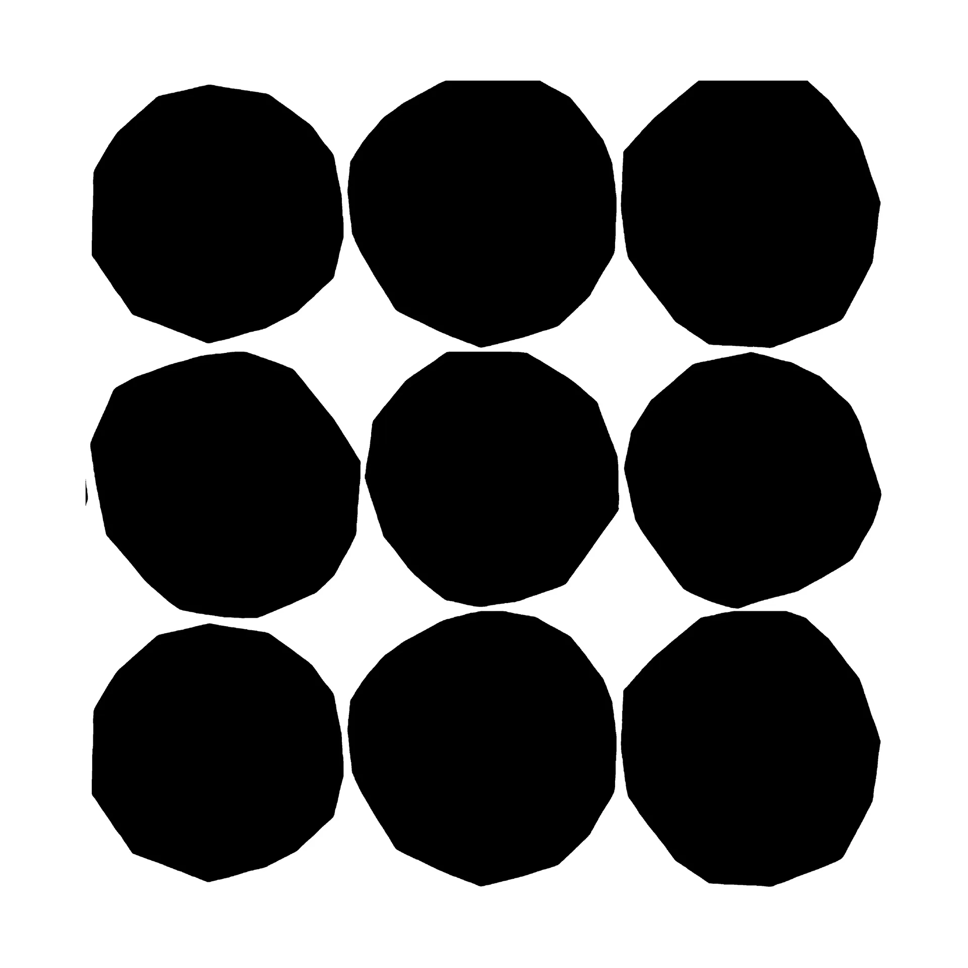 Kivet napkin 33x33 cm 20-pack, Black-White Marimekko