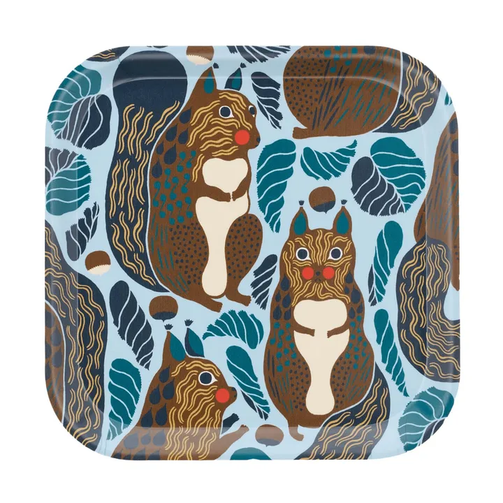 Kurre tray - Sky blue-multicolour - Marimekko