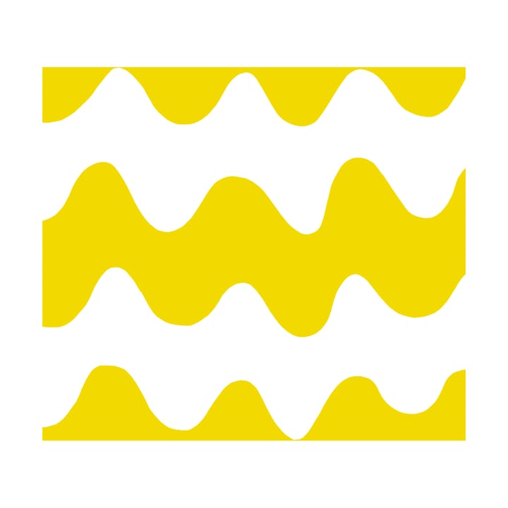 Lokki napkin 33x33 cm 20-pack - Yellow - Marimekko