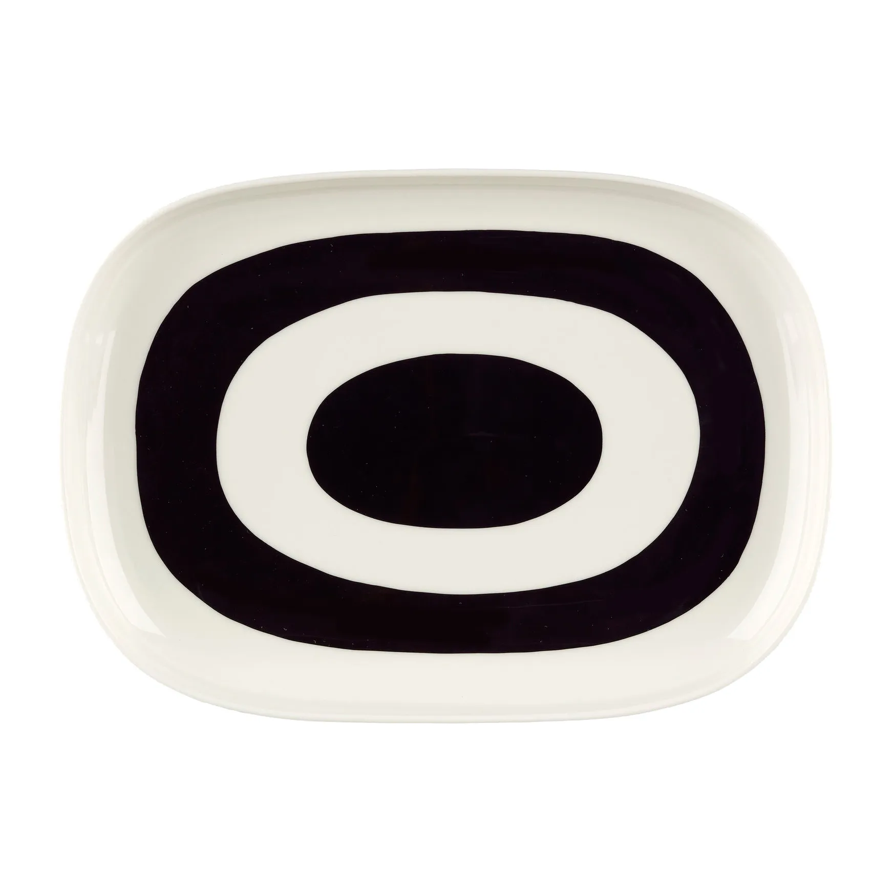 Melooni plate 32x23 cm, White-clay Marimekko