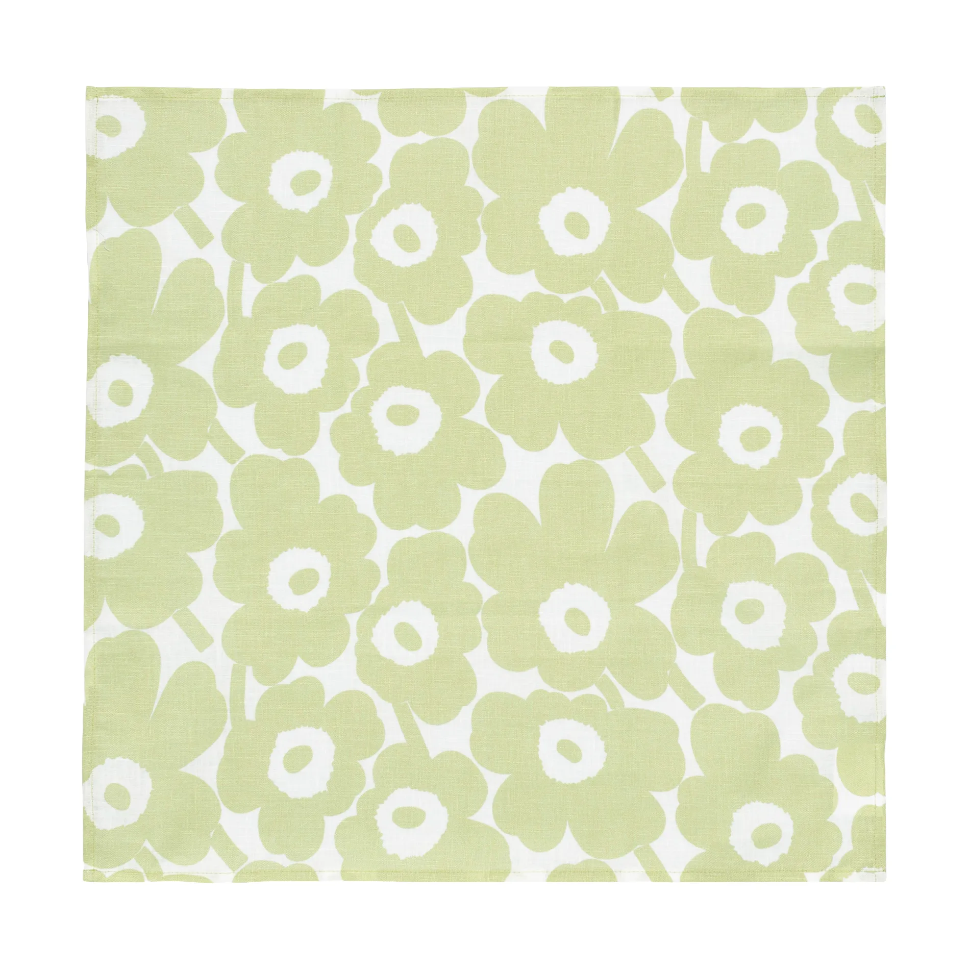 Mini Unikko cloth napkin 43x43 cm, Pear-white Marimekko