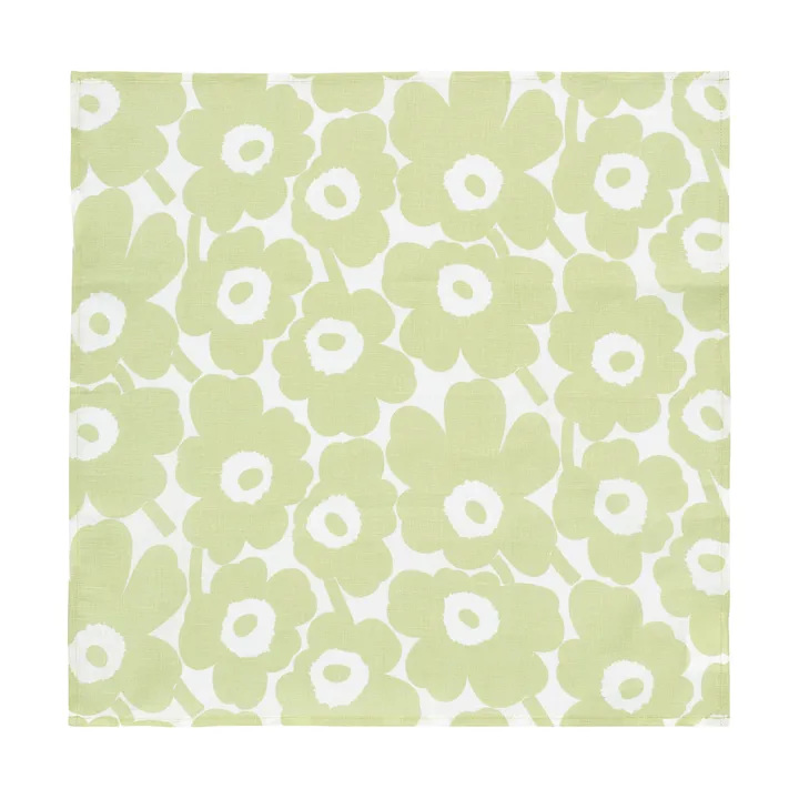 Mini Unikko cloth napkin 43x43 cm - Pear-white - Marimekko