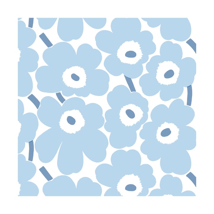 Mini Unikko napkins 20-pack - Light Blue-White - Marimekko