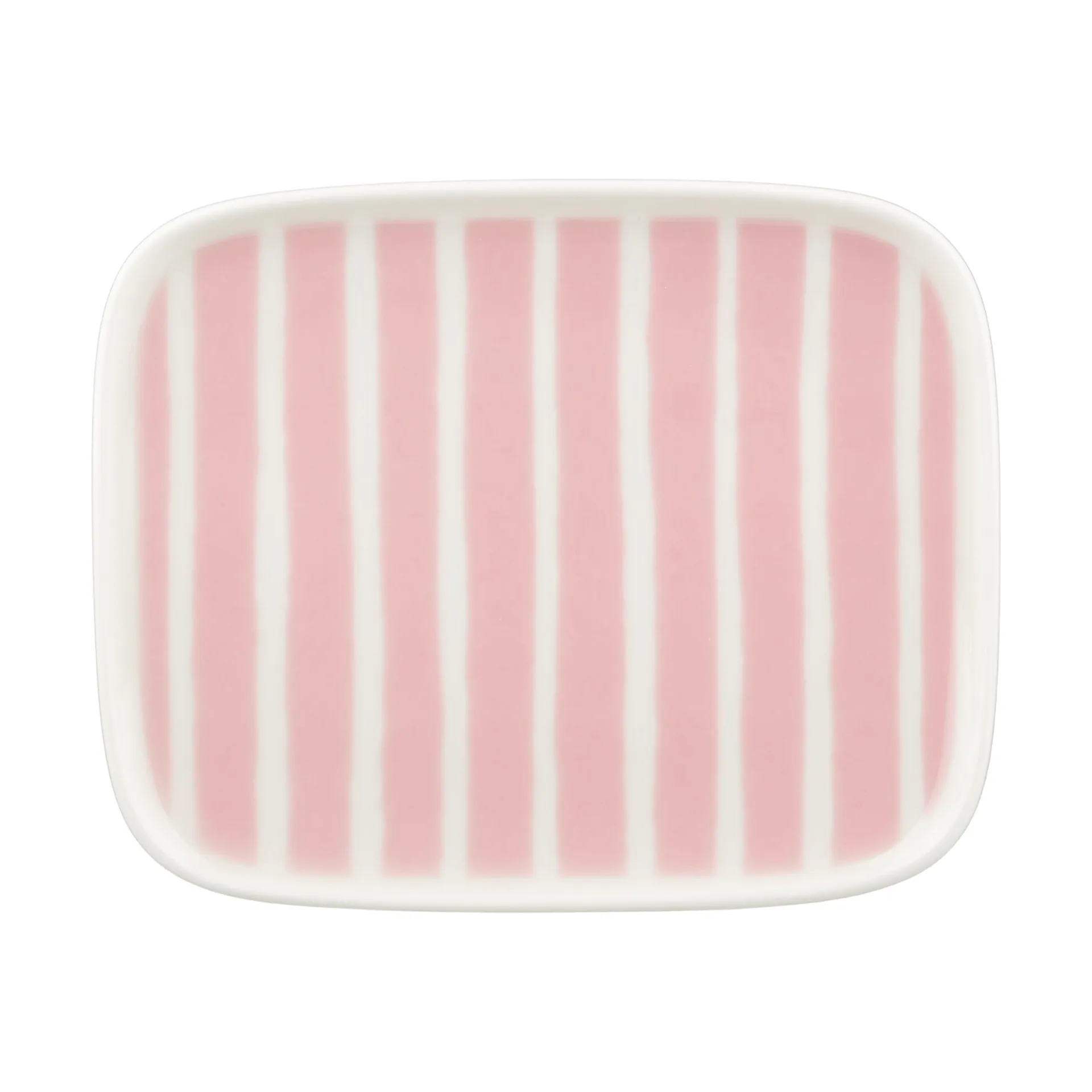 Oiva Piccolo plate 12x15 cm, Pink Marimekko