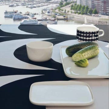 Oiva plate small 15x12 cm - white - Marimekko