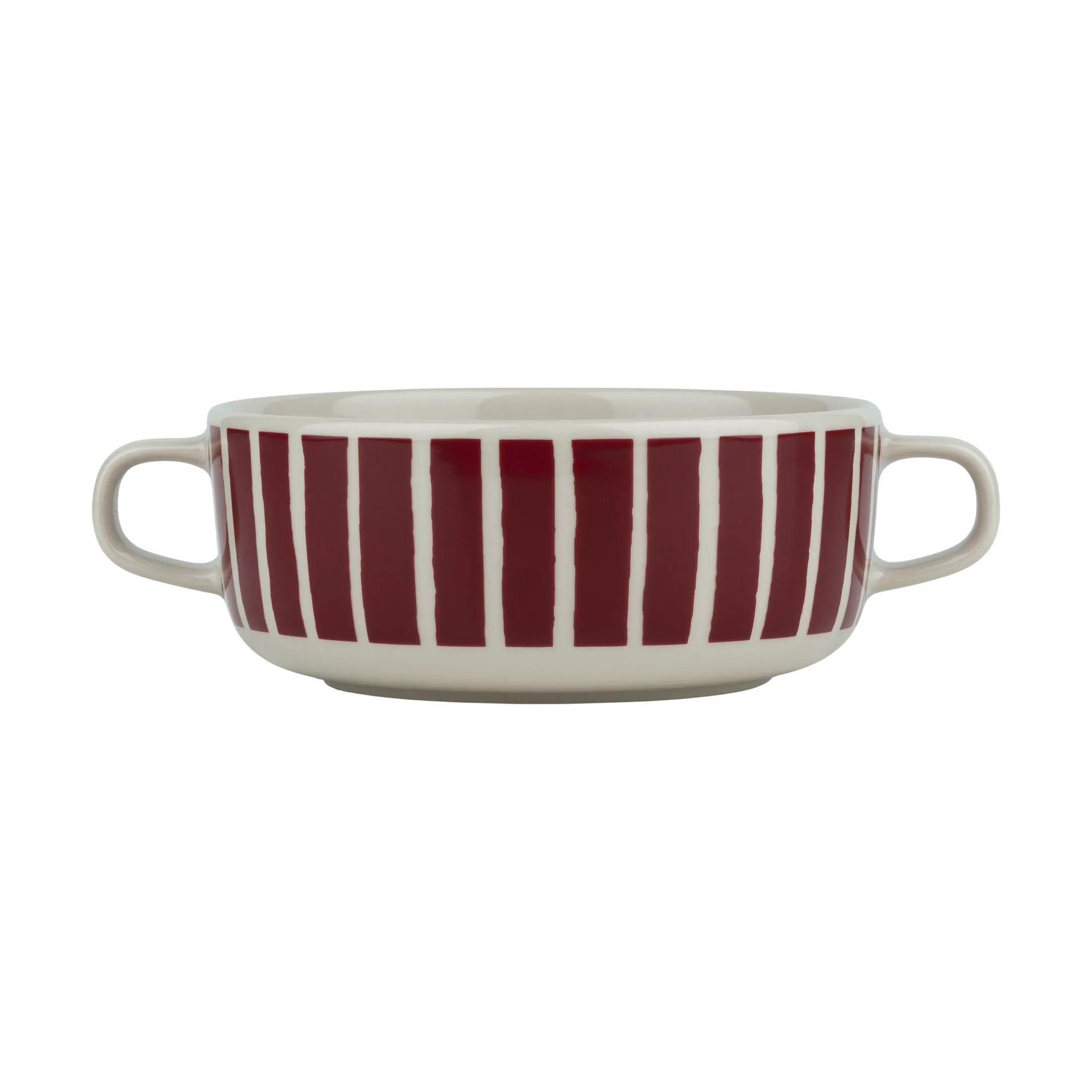 Piccolo bowl with handle 5 dl, Burgundy Marimekko