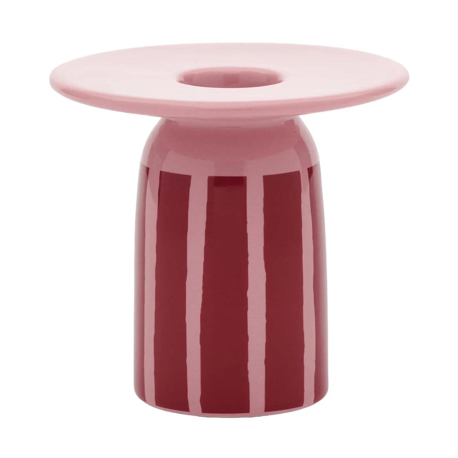 Piccolo candle holder, Coral-dark red, 8 cm Marimekko