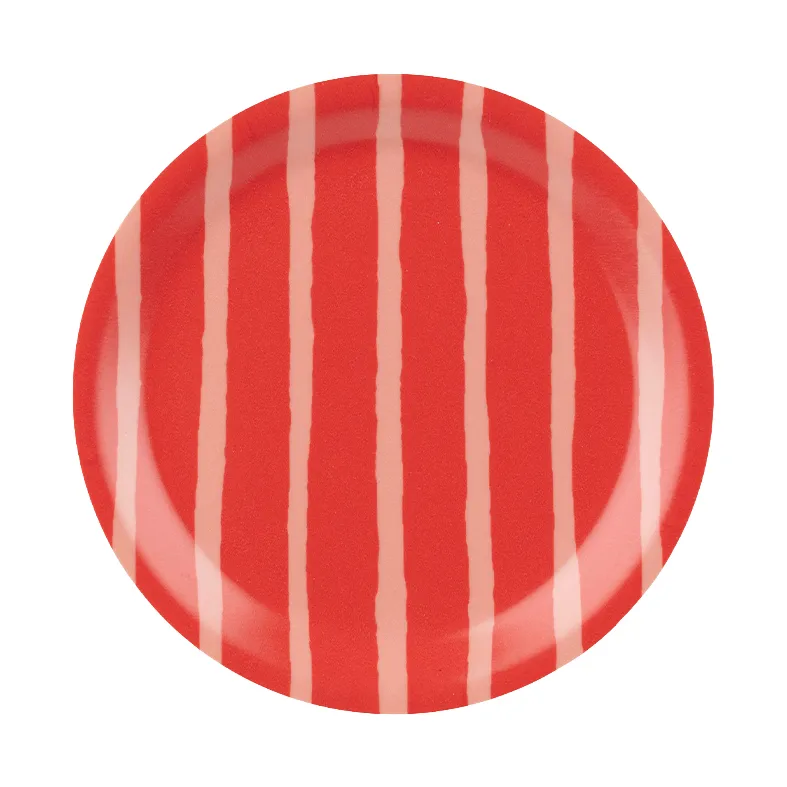 Piccolo coasters, Salmon red-orange red, Ø11 cm Marimekko
