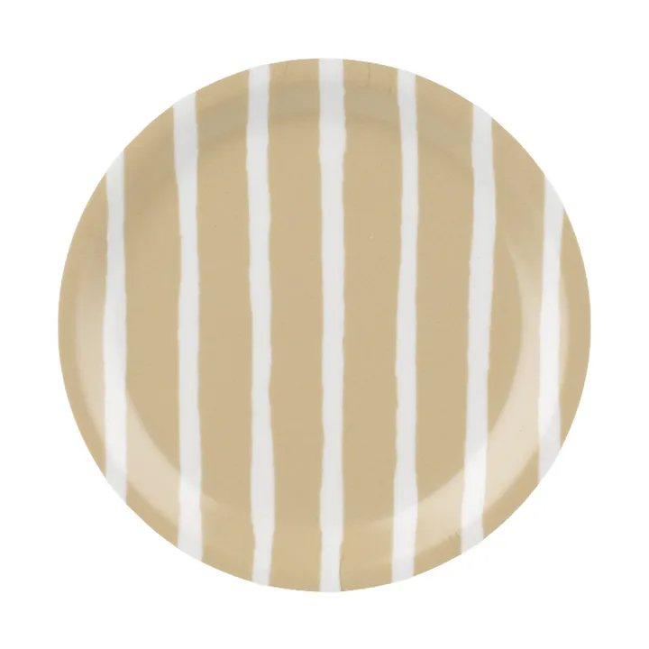 Piccolo coasters - White, sand Ø11 cm - Marimekko