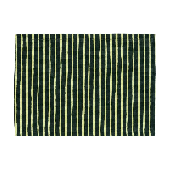 Piccolo fabric placemat - Pear-dark green - Marimekko