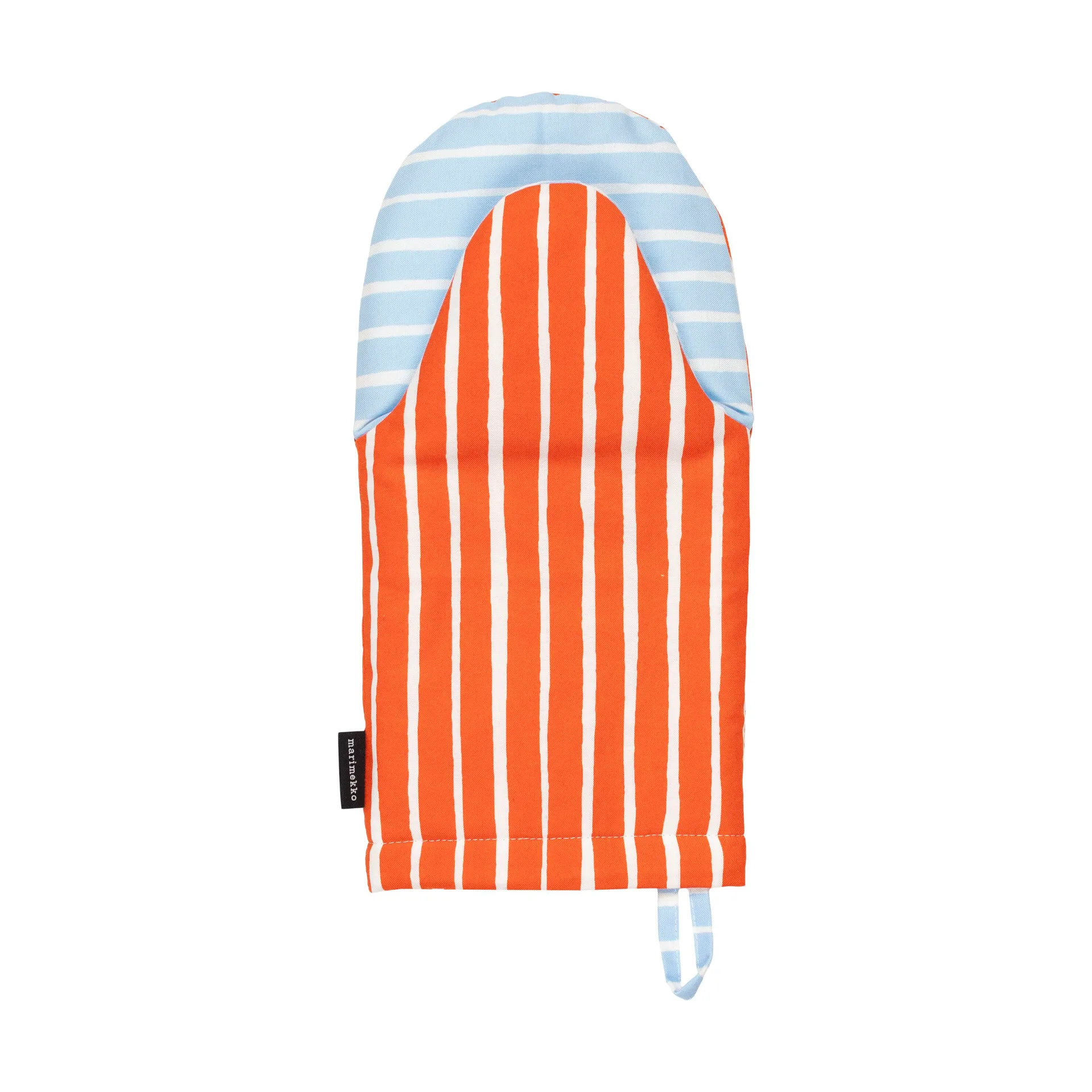Piccolo oven mitt, White-tomato red-light blue Marimekko