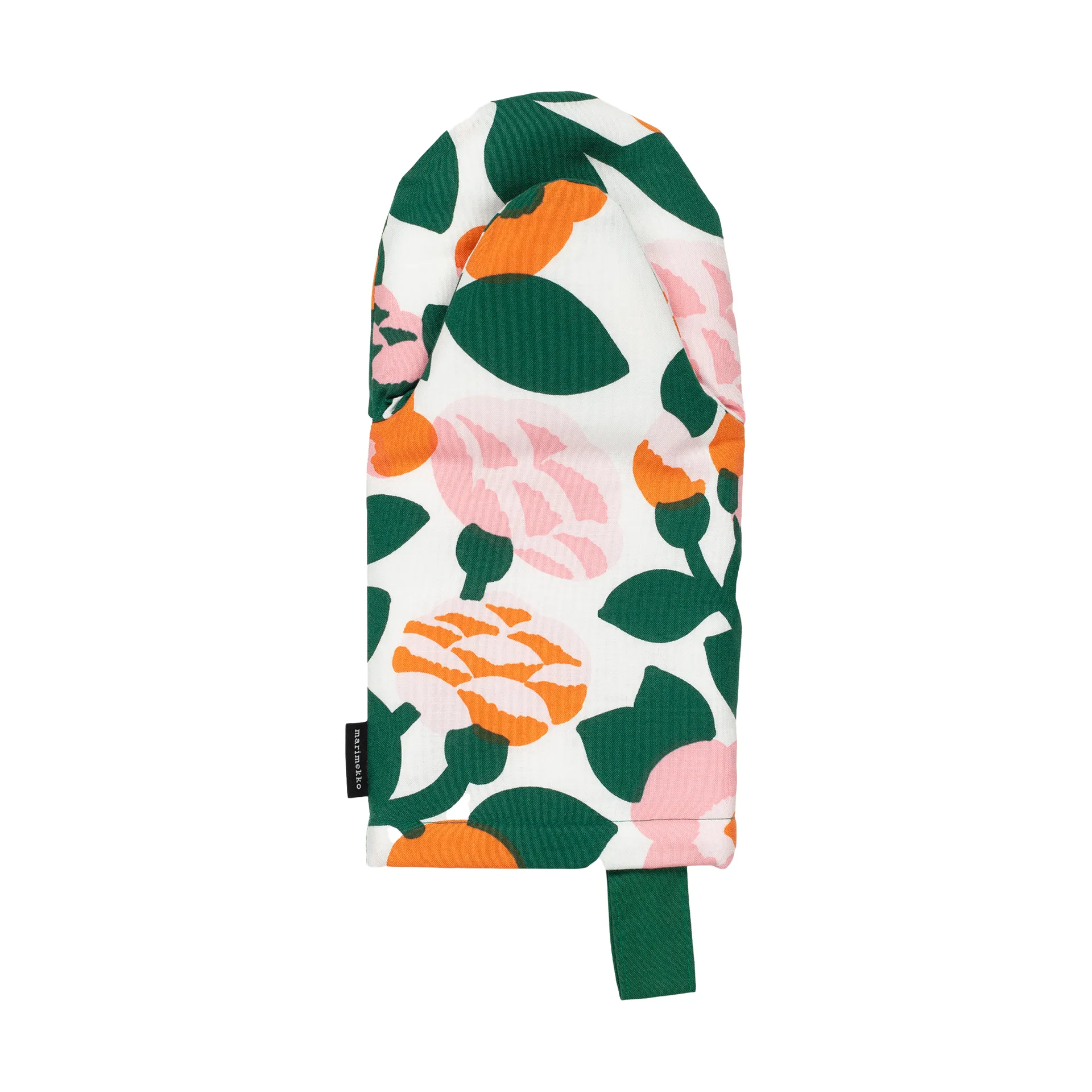 Pieni green green oven mitt 15x31 cm, Green-orange Marimekko