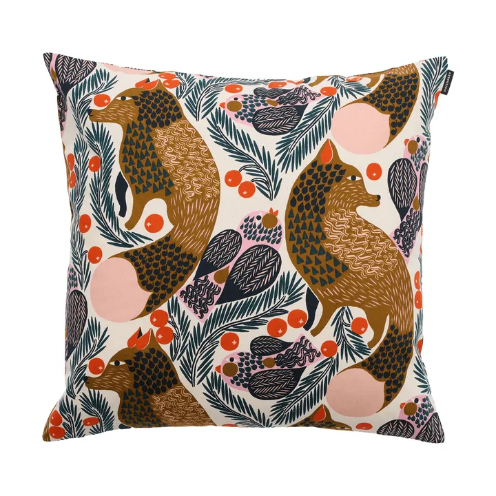 Pieni Ketunmarja pillowcase 50x50 cm - White-multicolour - Marimekko