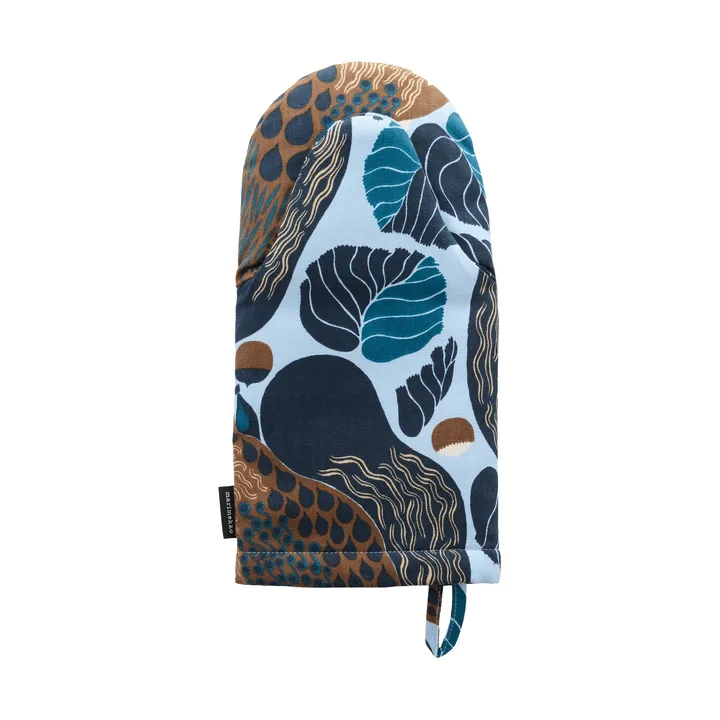 Pieni Kurre oven glove - Sky blue-multicolour - Marimekko