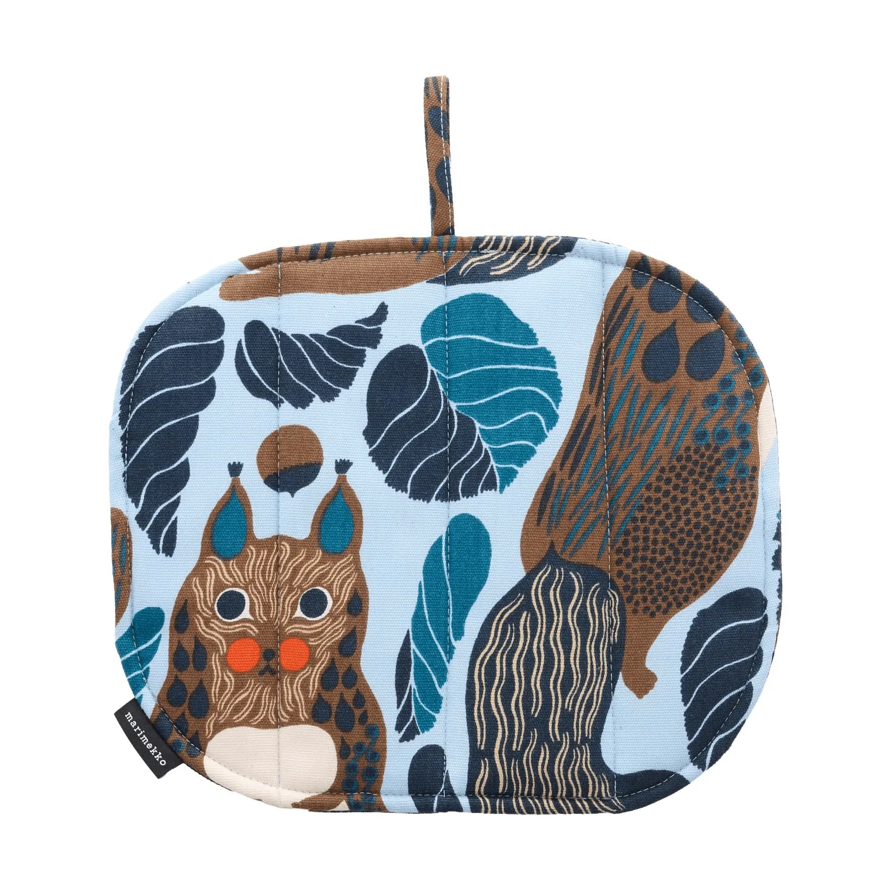 Pieni Kurre trivet, Sky blue-multicolour Marimekko