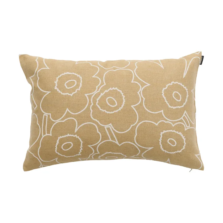 Pieni Piirto Unikko cushion cover - Straw-off white, 40x60 cm - Marimekko