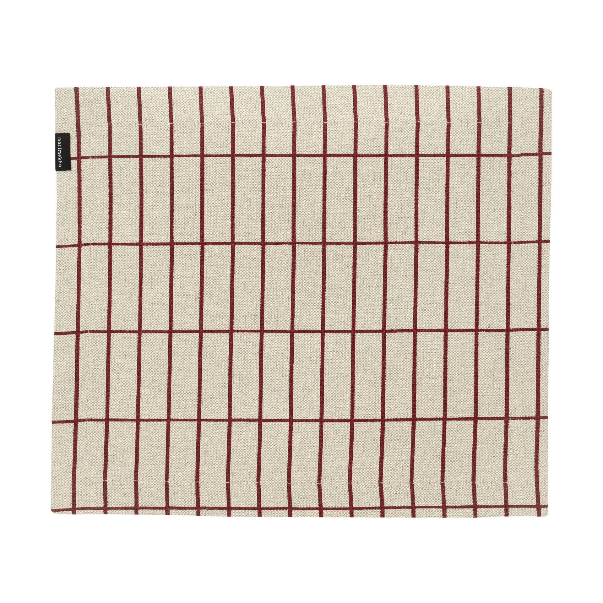 Pieni Tiiliskivi placemat 35x40 cm, Linen-d. red Marimekko